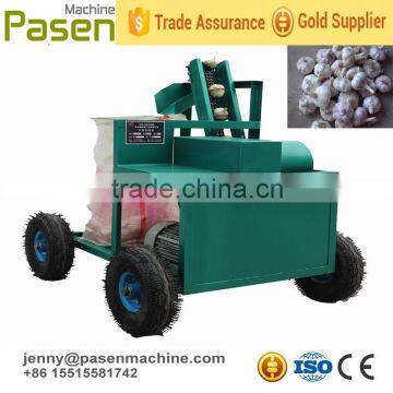 Cheap price and very useful garlic tail and stem cutting machine/garlic processing machine/garlic root cutting machine