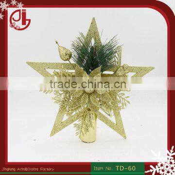 God Five-point Star Artificial Christmas Tree Topper Party Decoration