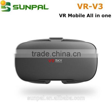 Hottest Product 2016 Wholesale all in one 3d glasses Virtual Reality Case Vr Box 3D Glasses CX-V3