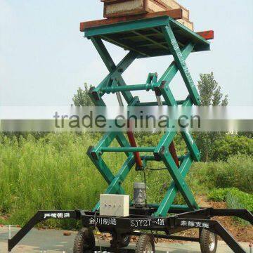 self propelled lift platform scissor lift wood tables lift tables