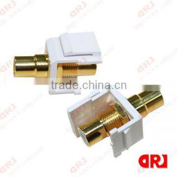 RCA Jack to 3.5mm Female Keystone Insert