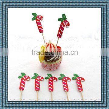 2014 good seller cake Christmas ToothPick