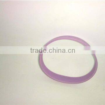 Soild Color Purple Fashion Silicone Sport Bracelet Hand Chain Waterproof Chains photo-3