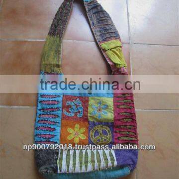 Nepal Stone Wash Cotton Handbag