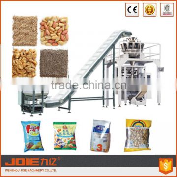 JOIE JEV-420G Automatic Vertical FFS small snack food plantain pringles crisps packaging machine withmultihead weigher