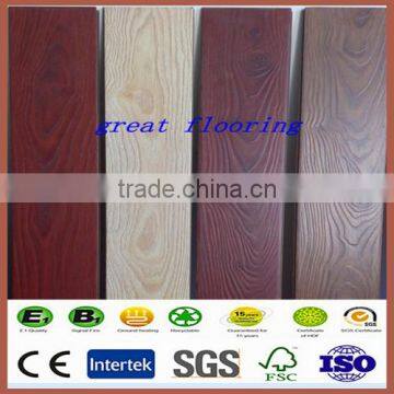 6mm e1 Wave cutted Finish deep embossed Laminate Flooring