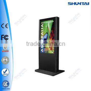totem touch kiosk for advertising