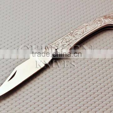 CITIZEN KNIVES, BEAUTIFUL CUSTOM HAND MADE STAINLESS STEEL FOLDING KNIFE photo-2