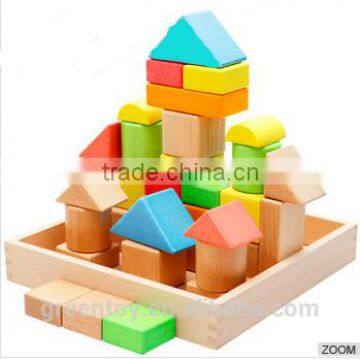 Wooden large building blocks toy