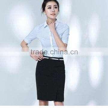 a-line skirt women working skirt dress Black Minimalist Fashion short tight skirt