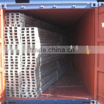 Hot Dipped Galvanized Steel Channel Grade SS400B