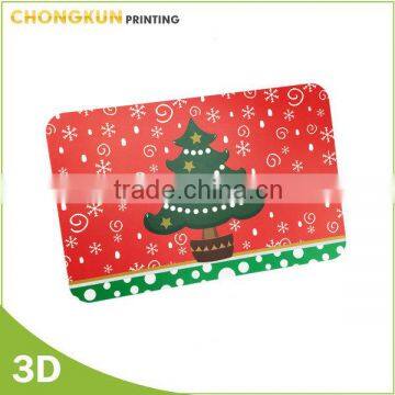 2016 Factory Christmas design pp/plastic placemat