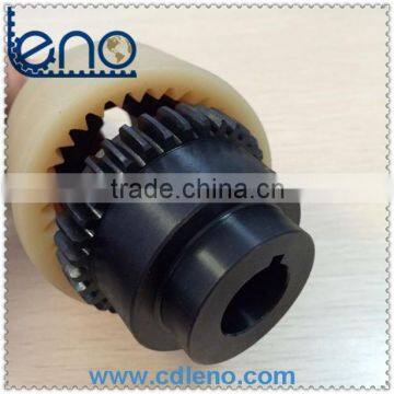 curved teeth gear motor couplings