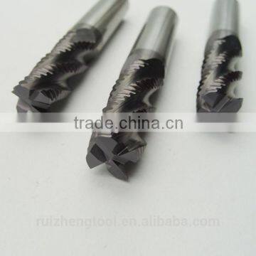 F55 High efficient rough end mill cutter and carbide end mill for cnc machin tool from chinese manufacturer