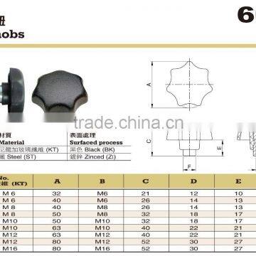 For Package and Printing Machines Knobs Use Plastic Control Hand Knob photo-2