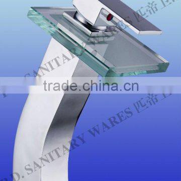 PD-1208 Glass Spout Faucet Waterfall