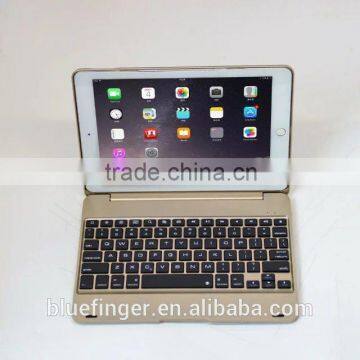 Bluefinger Factory Supply Clamshell Bluetooth Keyboard Case for Newest IPad Pro&iPPAD Air 2 With Coloreful Protective Case photo-2