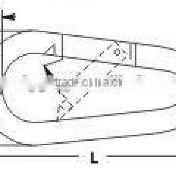 High Quality Aluminum Snap Hook Green D Type With Pin Key Rings /Decoration Accesory China photo-2