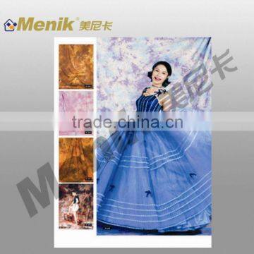 W004-W008 rose curtain white marble background cloth