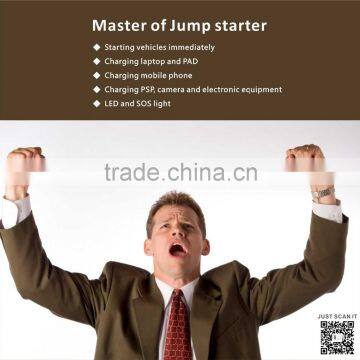 Automobiles Motorcycles Vehicle Emergency Tools 44.4Wh Portable Jump Starter 12000mAh photo-4