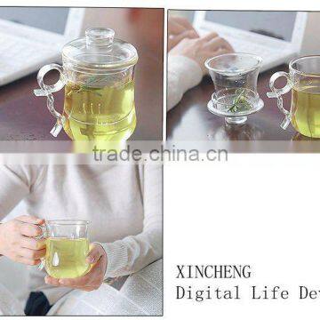 High quality new style bright neat glass tea cup