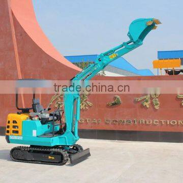 0.1m3 bucket, Rubber crawler track, 2.2 ton Mini hydraulic excavator