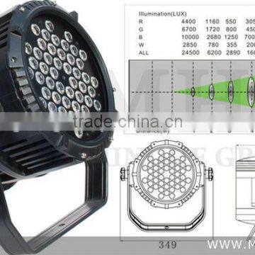 48 pcs 3 watt leds DMX512 LED PAR 3w