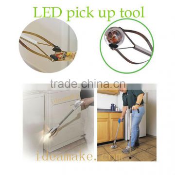 Trash Picking Up Tool with LED Light,garbage Grabber,great for indoor or out