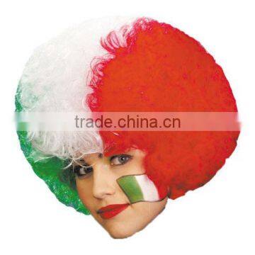 Country Wig Italy Wig Fan Wig Italy Carnival Wig Italy w214