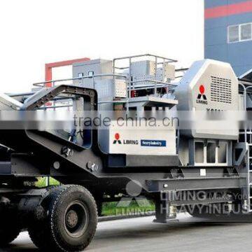 Super High Capacity Wheel-tire Mobile Crusher Plant, Movable Convenient Working breaker