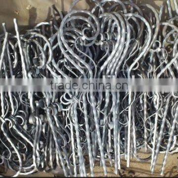 Forged/Cast Decorative Wrought Iron C/S Scrolls, Wrought Iron Metal Ornaments For Gates/Fences/Stairs/Railings Art.5025-5031