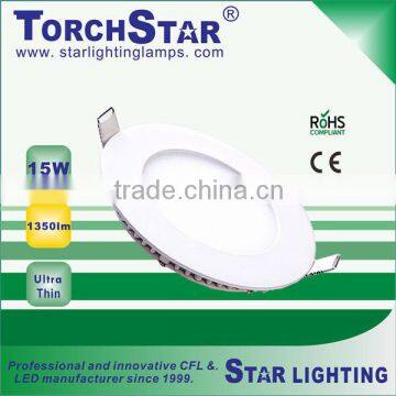 15W 1350lm 12mm ultra thin LED panel lighting 12w optional