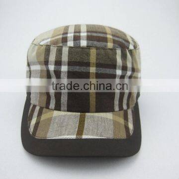 Plaid Winter Military Cap photo-2