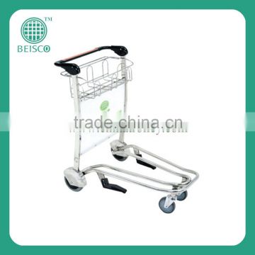 Durable Stainless Airport Luggage trolley carts with brake