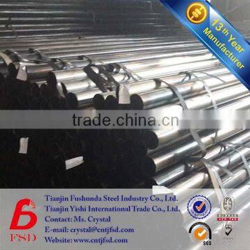 erw black round steel pipe for building