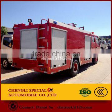 Every minut counts rapid arrive fire fighting rescue vehicle equipped with top ladder, water cannon vehicle