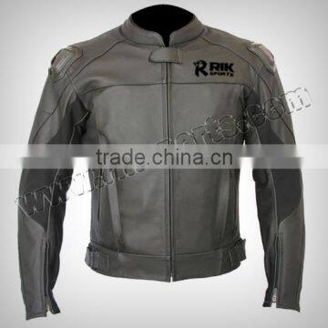 Beautiful & Quality Black Motorbike Leather Jacket, Motorcycle Clothing Real Leather Racing Jacket