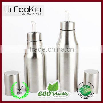 Stainless Steel Leak-proof Sauce/Vinegar/Oil Pot - Home Premium Quality Oil Bottle/Olive Oil Dispenser-Sliver