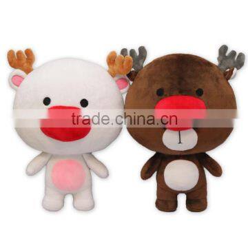 Valentine gift lovely deer plush stuffed doll