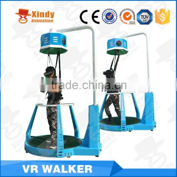 9D game equipment walker VR treadmill for Amusement Park Equipment