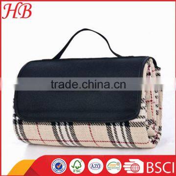 Easy-carrying Acrylic promotional waterproof picnic blanket