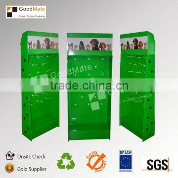 Cardboard hooks paper stand Liquid Display Counter