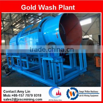 100t/h complete set alluvial gold wash plant from JXSC