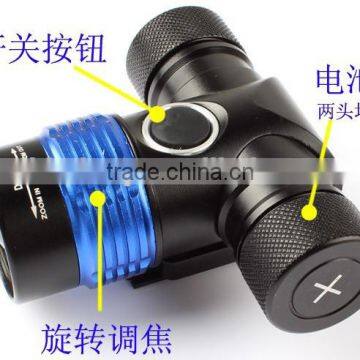 high power aluminum zoom function bicycle light LED bike lamp