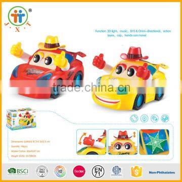 Kids Colorful Lighting Battery Operated Cartoon Dancing Car photo-2
