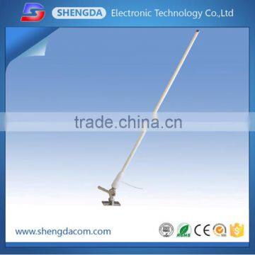 Customized high gain 10dbi 2.4G wifi marine tv antenna with fiberglass whip for vessle or ship