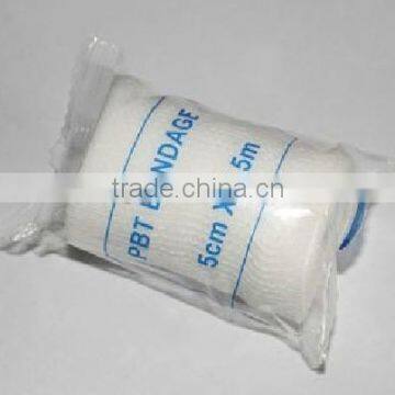 PBT bandage high quality elastic 5*450CM PBT bandage