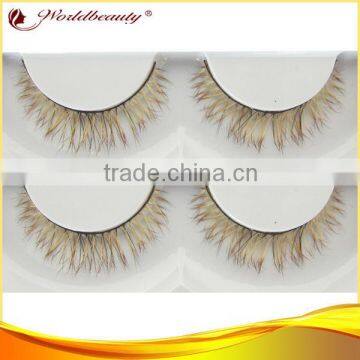 100% natural fox fur wholesale customized private label false eyelashes