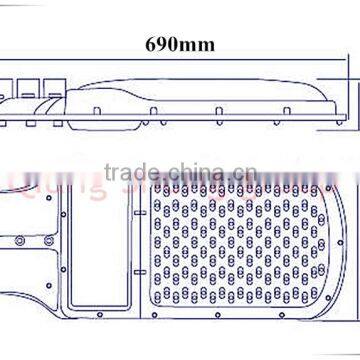 City Road Lighting Engineering Preferred Aluminum Die Casting IP65 Outdoor High Power 60W/80W LED Street Light Housing Lamp photo-6