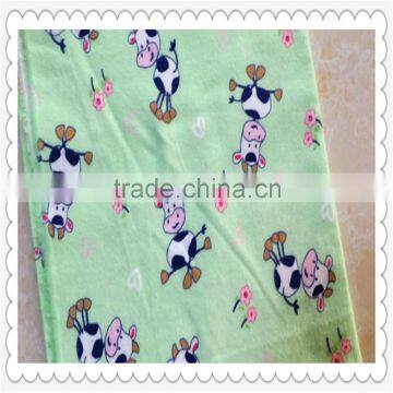 heavyweight printed double-sided falnnel fabric for blanket